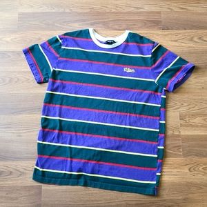Forever 21 retro strip crew neck T-shirt